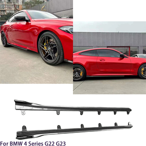 Faldones Laterales de Fibra de Carbono Estilo G23 para BMW Serie 4 G22 Coupé 2020-2025 - Product Image 2
