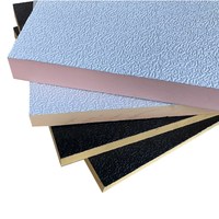 Panneau de toiture en mousse d'isolation rigide, panneau mural Pir/pf, panneaux en polyuréthane, mousse phénolique en verre 0(BS476 Part6 & 7)