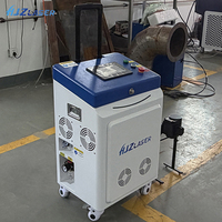 Nouvelle machine de nettoyage laser à fibre pulsée portable HJZ LASER 100W 200W 300W en valise, refroidissement par eau/air, garantie, pour la rouille et la peinture