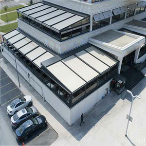 <span class=keywords><strong>Persiana</strong></span> enrollable eléctrica inteligente de vidrio, a prueba de viento, parasol para balcón, aislamiento exterior, protección solar, secado al aire, venta al por mayor - Product Image 3