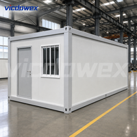 VICDOWEX Maison conteneur préfabriquée multi-unités en kit pour bureau modulaire, entrepôt et logement