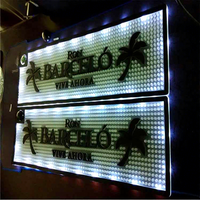 Bande lumineuse LED personnalisable avec logo, tapis de bar en caoutchouc écologique, service de vente directe d'usine, ensemble de bière