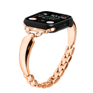 <span class=keywords><strong>Bracelet</strong></span> en alliage de <span class=keywords><strong>bracelet</strong></span> intelligent de mode de luxe 38mm 40mm 41mm pour bracelets <span class=keywords><strong>Apple</strong></span> <span class=keywords><strong>Watch</strong></span> - Product Image 1