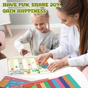 Best-Selling Unicorn Erasable Magnetic Sticker Cross-Border Children's Behavior <b>Reward</b> <b>Chart</b> Refrigerator Activity Game Gear - Product Image 3