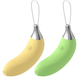 Vibrateur sans fil en forme de banane, dispositif de masturbation, vibromasseur en silicone, vibromasseur pour femmes lesbiennes - Product Image 1