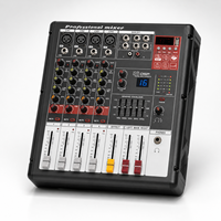 Console de mixage audio professionnelle en métal 4 canaux AOFO MX-403 avec 16 effets DSP et interface USB