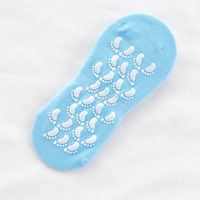 Chaussettes de yoga Pilates antidérapantes en coton avec logo personnalisé Chaussettes en silicone antidérapantes pour le sport et le fitness à domicile