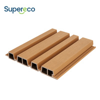Panneaux muraux composites en plastique et bois WPC personnalisés de haute qualité pour un extérieur élégant