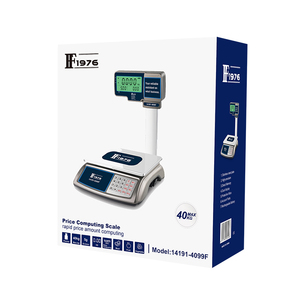 FF1976-4099F LCD a doppio <span class=keywords><strong>display</strong></span> da 40kg/5g bilancia commerciale elettronica per il conteggio dei prezzi bilancia digitale a torre - Product Image 5