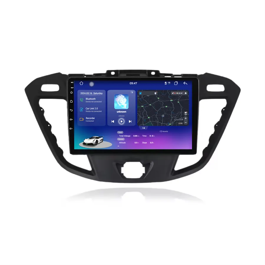 7870 Android 13 8 core QLED DSP âm thanh xe hơi DVD Player cho Ford Quá Cảnh 2013-2018 Wifi GPS Navigation Stereo Xe đài phát thanh