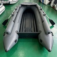 Bateau pneumatique à moteur jet de 380 cm, capacité 6 personnes, homologué ISO pour les loisirs en plein air, fournisseur chinois pour commandes en gros