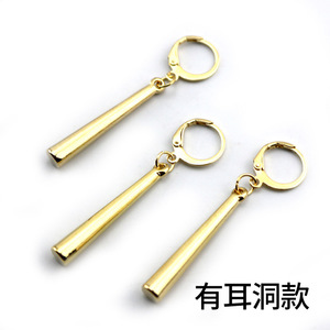 2 Diseños de Pendientes de Metal Dorados para los Fans del Anime Roronoa Zoro, Cosplay de Espadachín - Product Image 2