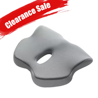 Promotion de liquidation haute qualité 100% polyester mousse à mémoire coccyx coussin de siège orthopédique pour chaise