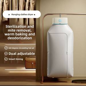 Sèche-<span class=keywords><strong>linge</strong></span> électrique circulaire 3D à air chaud 1000W, chauffage rapide, faible <span class=keywords><strong>consommation</strong></span>, automatique, portable, en plastique, pour la maison - Product Image 2