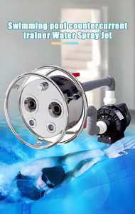 Dispositivo de entrenamiento de natación contracorriente de acero inoxidable de nuevo diseño con bomba de agua para casa de natación, piscina, chorro y contracorriente - Product Image 5