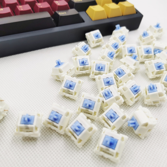 Tecsee New Material DIY Custom Mechanical Gaming Keyboard 66 /87/104/ Keys Switches Keyboard Linear or Tactile for Gamer