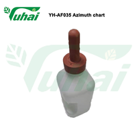 Bouteille d'alimentation en plastique pour animaux de 2 pintes, 1,14 litre, biberon pour vache / veau / mouton avec poignée