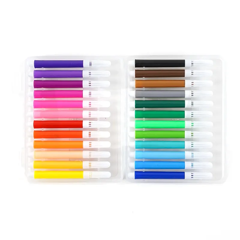 New Product Mini Water Based Paint Marker Watercolor Brush Pen Permanent Markers Set For School
