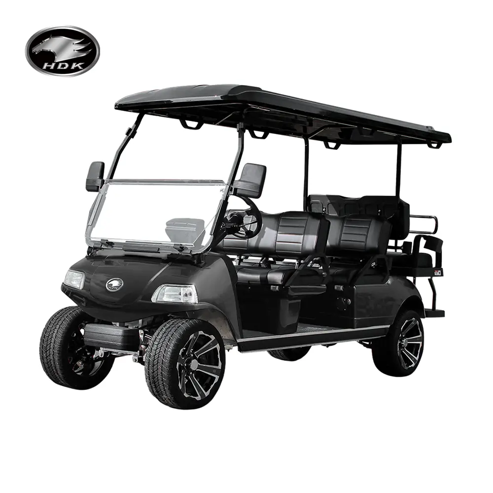 HDK tiến hóa UTV 6 chỗ ngồi pin lithium off-road điện tham quan xe buýt Câu Lạc Bộ Golf giỏ hàng để bán