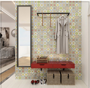 Nuovo stile retrò <span class=keywords><strong>arte</strong></span> piastrelle 300*300 millimetri per la casa negozio di caffè di ceramica per pavimenti e rivestimenti - Product Image 4