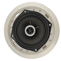 Altavoz Coaxial de Techo de 5.25 Pulgadas, Dos Vías, con Woofer de 5 Pulgadas y Tweeter/Subwoofer de 1 Pulgada, para Computadora, Sistema de Sonido Público (PA) Integrado en Pared
