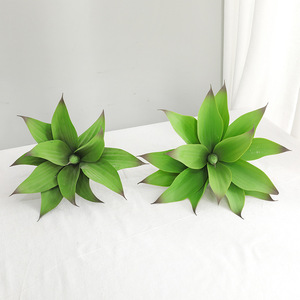 Plantas Artificiales de Interior para Exhibición en Ventanas, Simulación de Plantas Tropicales del Desierto, Plantas Nórdicas Grandes, PVC Suave, 30 cm, <span class=keywords><strong>Agave</strong></span> con Tacto Realista, Protección UV - Product Image 2
