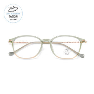 Montures de lunettes ovales TJ5735, verres acryliques moyens, anti-lumière bleue, unisexe, origine Danyang - Product Image 1
