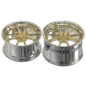 Llanta forjada en oro para mercedes-benz Maybatch G63 G55 G550 G350 G900 W463 Range Rover Rolls <span class=keywords><strong>Royce</strong></span> 2 piezas ruedas de coche de carreras de lujo - Product Image 1