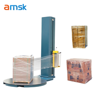 2000A Plateau Tournant Automatique Palette Extensible Emballeur Transparent Film Étirable Pack Machine Stress Film Bois Machine D'emballage