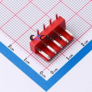 ZX-VH3.96-5PWZ-R Wire-to-Board Pin Header Bent Lead Through Hole,P=3.96mm Connector 1x5P 3.96mm Right Angle Insert VH - Product Image 1