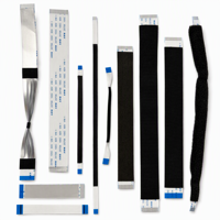 Câble FFC 20706 105c 60v Vw-1 14 broches, pas de 0,5 à 1,0 mm, câble plat flexible FFC FPC personnalisable