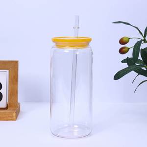Hot-selling New 20oz Double-layer Plastic Cup <b>Simple</b> Transparent Straw Cup Cartoon Design <b>sealed</b> Leakproof Modern Style Portable - Product Image 5