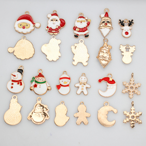 Colgante de Navidad de acero inoxidable de estilo bonito, abalorios colgantes, moda para collar, llavero de teléfono, bolsa, pendientes DIY, accesorios - Product Image 2