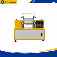 Moulin à mélanger le caoutchouc de laboratoire ZS-401, machine à deux rouleaux pour les tests de matériaux et le développement de formules