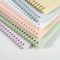 Einzigartiges, mit Ruled Lined Blank Diary Journal Cover mit Logo Custom ized Spiral Coil Double Ring Notebook Notepad
