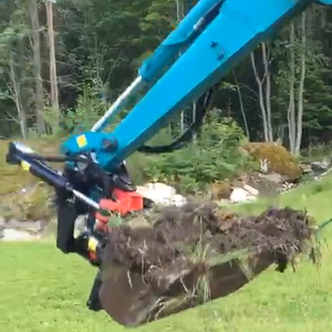 China escavadeira T02 CATSU <span class=keywords><strong>tiltrotator</strong></span> inclinação rotaott rotortilt balde estripador ancinho vassoura escavação classificação - Product Image 4