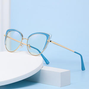 Lunettes de soleil photochromiques anti-lumière bleue pour femmes, monture TR90, verres PC, protection UV400, style œil de chat 95017 - Product Image 2