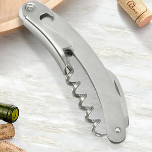 ที่เปิดขวดไวน์สแตนเลสทรงแบน ขนาด 11x2.5x1 ซม. สำหรับเปิดไวน์และเบียร์ - Product Image 2