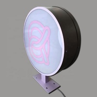 Jaguar – boîte à lumière ronde en acier inoxydable, boîte à lumière ronde extérieure à Double face