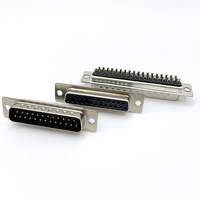 Connecteur mâle D-SUB 25 broches à souder pour câble, prise D-SUB 25 broches, connecteur mâle DB 25P