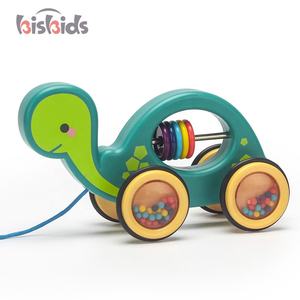 ลากเต่ากะลาสีดึงรุ่นมือผลักดันของเล่นสำหรับเด็กเล่น - Product Image 1