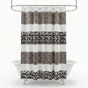 <span class=keywords><strong>Rideau</strong></span> <span class=keywords><strong>de</strong></span> <span class=keywords><strong>douche</strong></span> à rayures noires, durable, écologique, imperméable, résistant à la moisissure, <span class=keywords><strong>rideau</strong></span> <span class=keywords><strong>de</strong></span> <span class=keywords><strong>douche</strong></span> pour dortoir avec 12 crochets - Product Image 1
