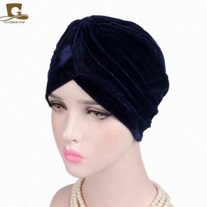 GTOP Vente en gros – Bonnets de nuit/chémos doux et confortables pour femmes, avec logo personnalisé, style turban africain torsadé - Product Image 5