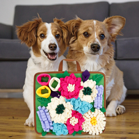 Nouvelle arrivée alimentation lente tapis de reniflement jouets chiens animaux soulager l'ennui reniflement tapis d'entraînement