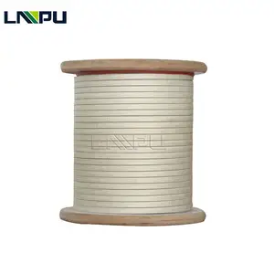 Cable plano de aluminio para motores y transformadores, cubierta de papel de 130 grados, 150 awg 180 200 220