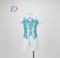 Costume de danse pour garçon pour performance Costume de danse multicolore Costume de performance chorale