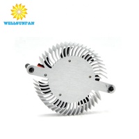 Ventilateur sans cadre DC WellSunFan, fournisseur vérifié d'usine de Shenzhen, en aluminium avec pales PBT, 5V 12V 24V, refroidisseur VGA 50x10mm, lot de deux