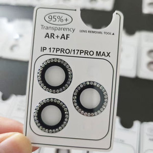 Película Protectora de Lente Flash Diamond para <span class=keywords><strong>iPhone</strong></span> 17 Pro Max, Anillo Metálico HD para <span class=keywords><strong>iPhone</strong></span> 16, Película de Lente Anti-Reflejos AR - Product Image 6
