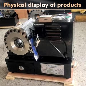 Presse à sertir hydraulique électrique Turboyhood 110V 150 bars avec 8 matrices pour lignes de climatisation automobile et excavatrices - Product Image 4