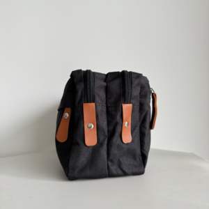 Double-Layer Oxford Cloth <b>Toiletry</b> <b>Bag</b> For Men, Solid Color Cosmetic Storage Organizer With Large Capacity 2.0-3.0L, Ideal For B - Product Image 6